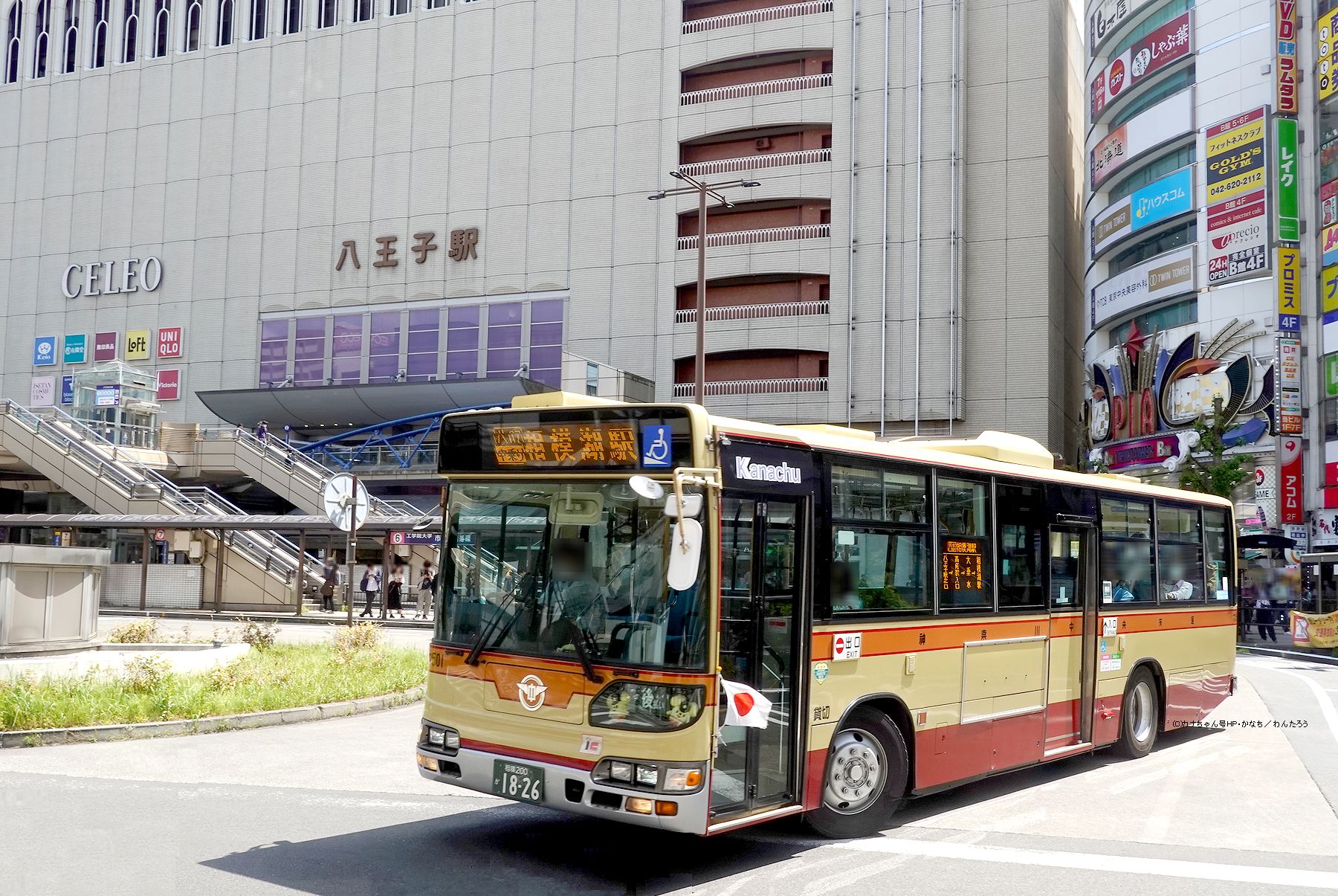 日野大型車1-神奈中バス(カナちゃん号HP)