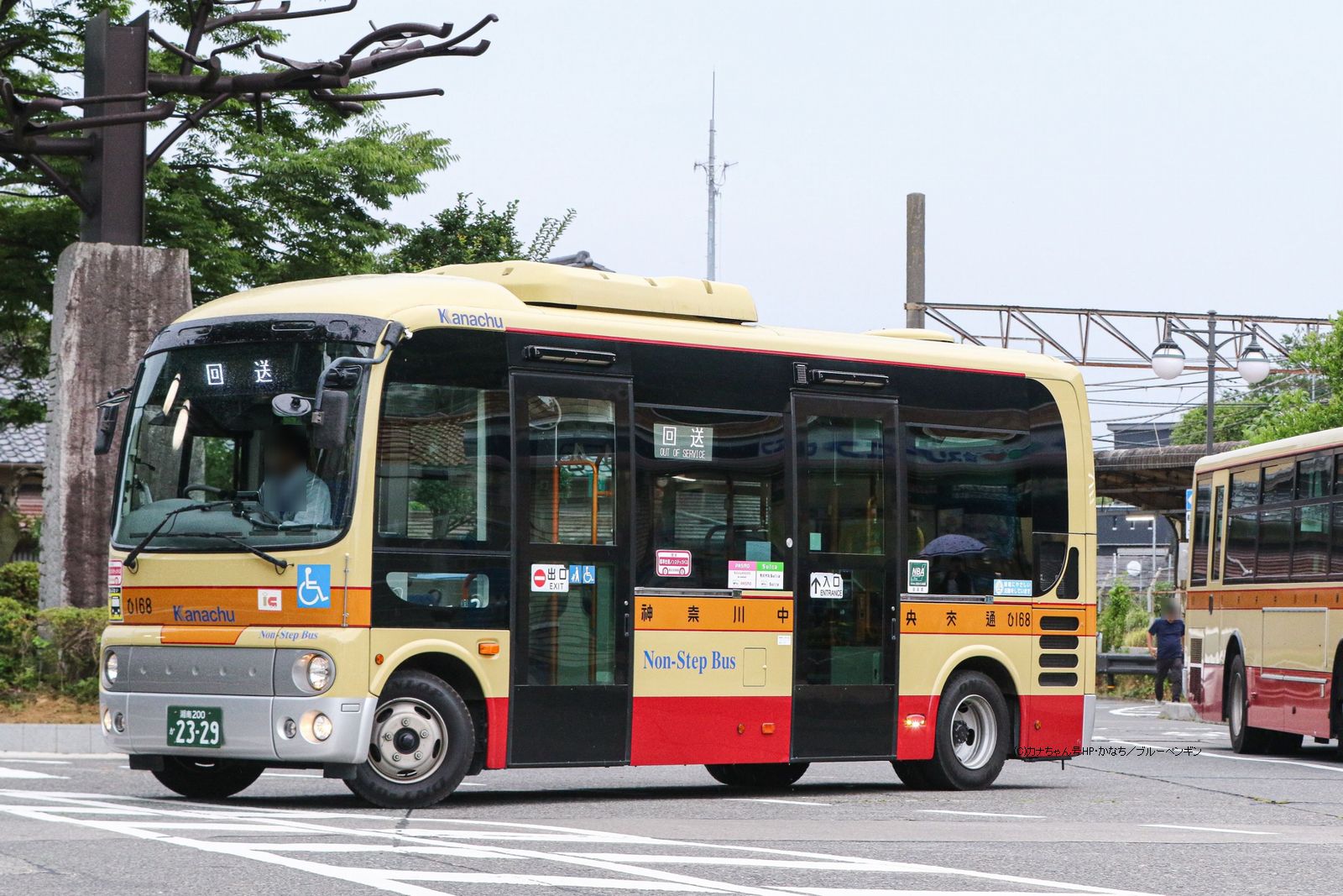 神奈川中央交通 茅ヶ崎営業所えぼし号側面方向幕（初代ポンチョ）